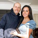 happy couple with latina wife