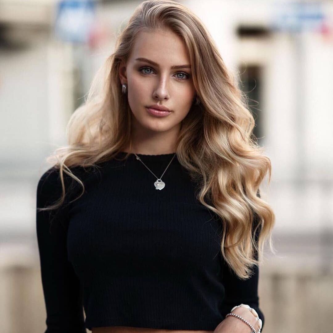 pretty bulgarian woman on sand